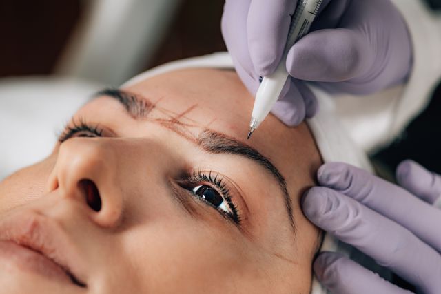 Microblading before & after